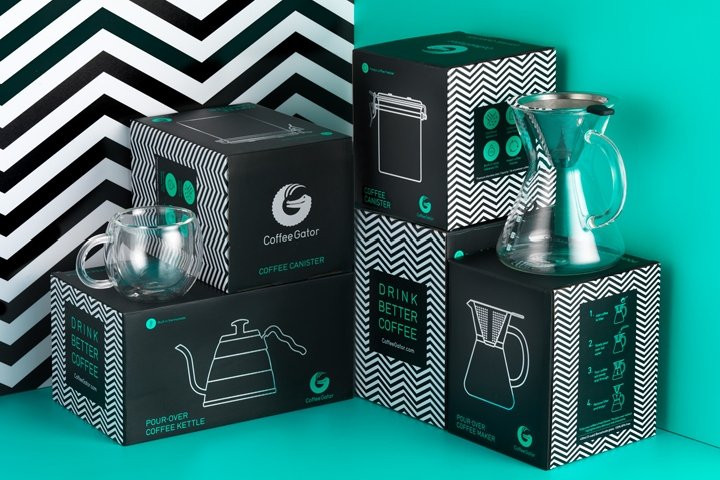 咖啡鳄鱼包装由 Tidy Studio 设计
