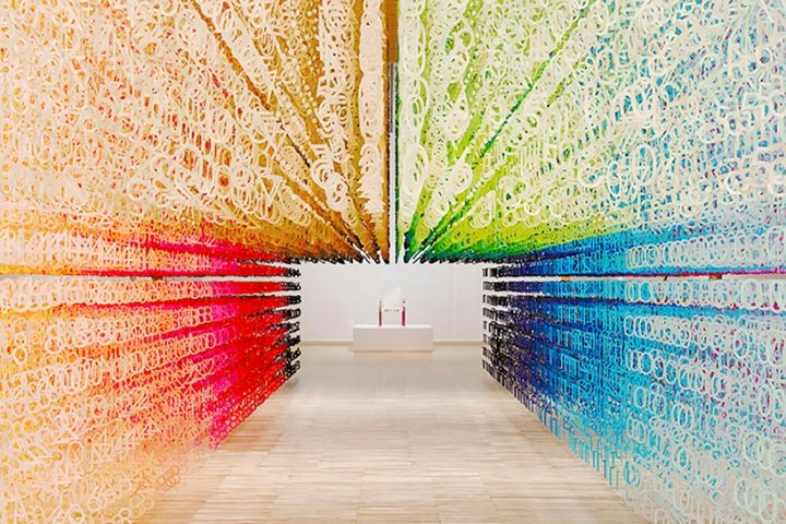 “时间的色彩”装置,Emmanuelle Moureaux,日本富山 “时间的色彩”装置,Emmanuelle Moureaux,日本富山