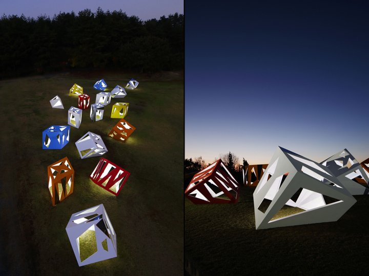 观星茶室星座,由 Moriyuki Ochiai Architects 设计,Bisei – 日本 观星茶室星座,由 Moriyuki Ochiai Architects 设计,Bisei – 日本