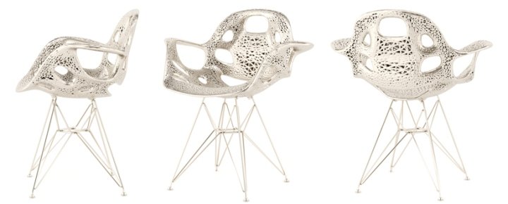 John Briscella 设计的 Continuum3 3D 打印椅子