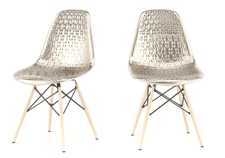 John Briscella 设计的 Continuum3 3D 打印椅子