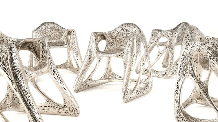 John Briscella 设计的 Continuum3 3D 打印椅子