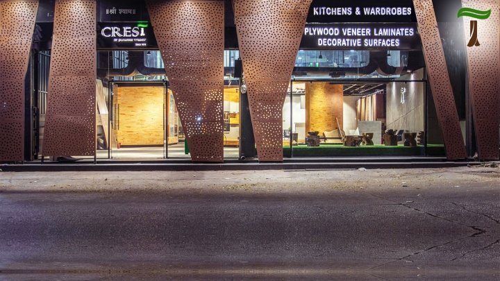 Crest – Ar 的自然商店。Abhinav Batchu / 4walls Design，海得拉巴 – 印度