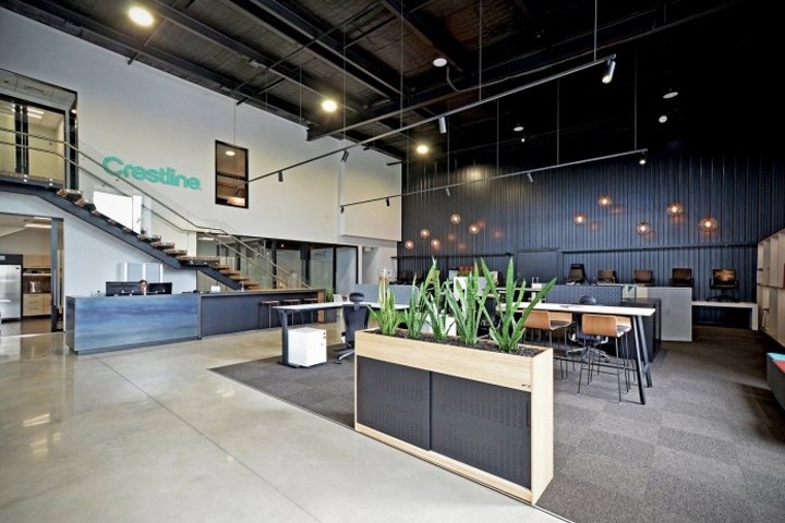 Crestline 办公室和陈列室，由 Yellow 6 Design 设计，汉密尔顿 – 新西兰