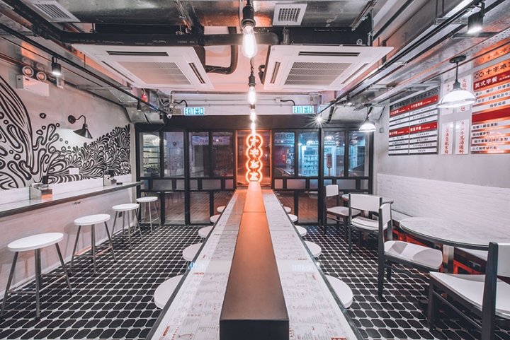 Studio UNIT 的 Cross Café,香港 Studio UNIT 的 Cross Café,香港