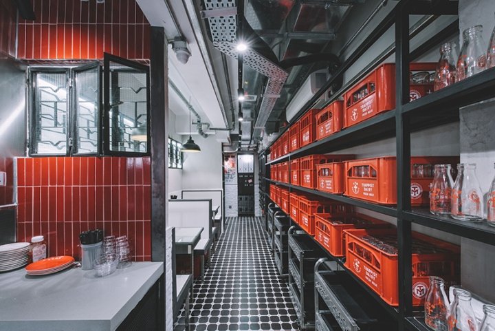 Studio UNIT 的 Cross Café,香港 Studio UNIT 的 Cross Café,香港