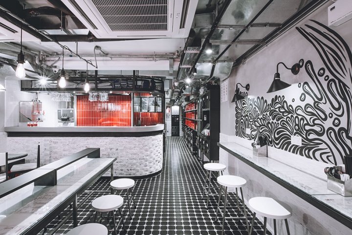 Studio UNIT 的 Cross Café,香港 Studio UNIT 的 Cross Café,香港