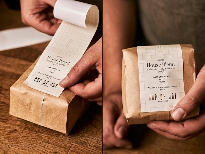 Atelier Nese Nogay 设计的一杯 Joy 咖啡包装 Atelier Nese Nogay 设计的一杯 Joy 咖啡包装