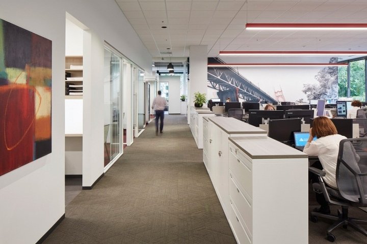 GBD Architects 的 Cushman & Wakefield 办公室，俄勒冈州波特兰