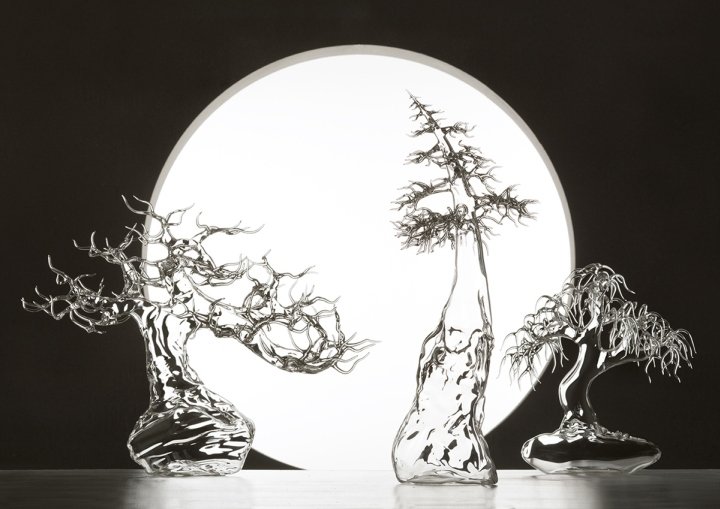 Cystalline wunderkammer 的灵感源自玻璃艺术家 Simone Crestani 的大自然