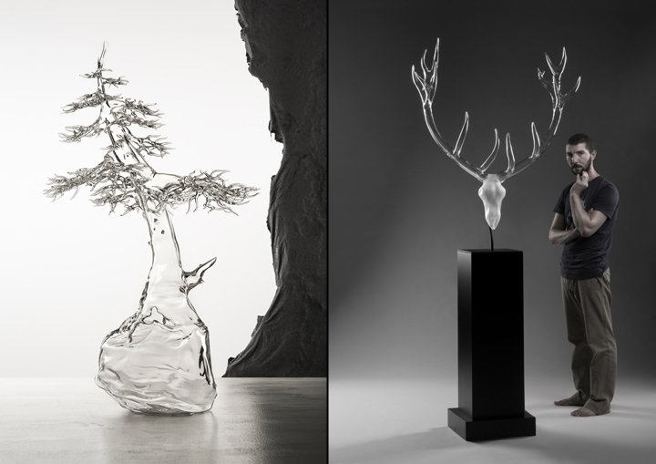 Cystalline wunderkammer 的灵感源自玻璃艺术家 Simone Crestani 的大自然