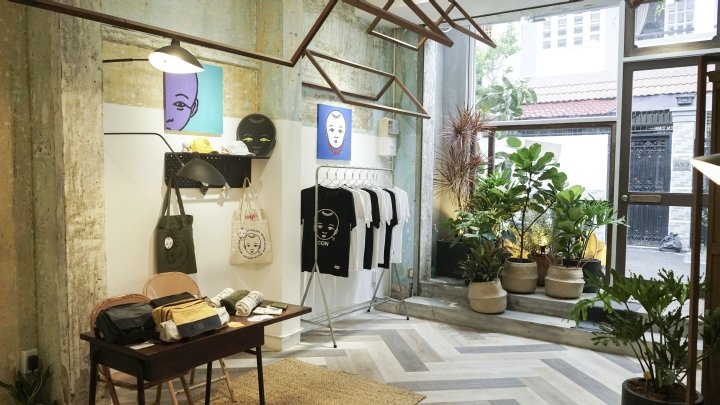 Red5 Studio 设计的水坝袋和物品商店，胡志明市 – 越南