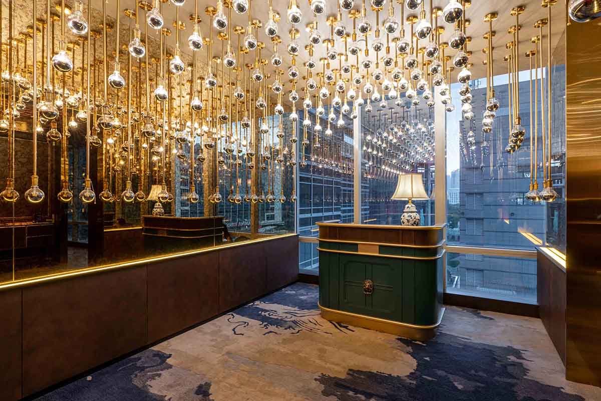 奢华的氛围和令人惊叹的现代东方细节