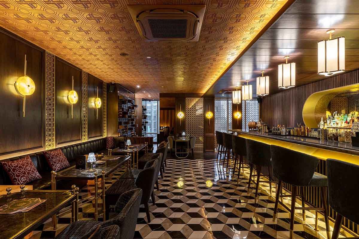 奢华的氛围和令人惊叹的现代东方细节