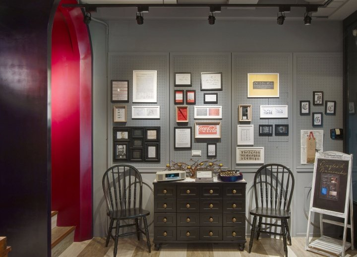 何大伟设计工作室的舞动书法精品店，台湾台北