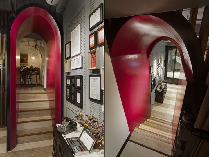 何大伟设计工作室的舞动书法精品店，台湾台北