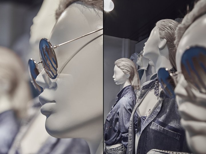 Denim Days AW17 橱窗由 Malgorzata Botor 设计，波兰华沙