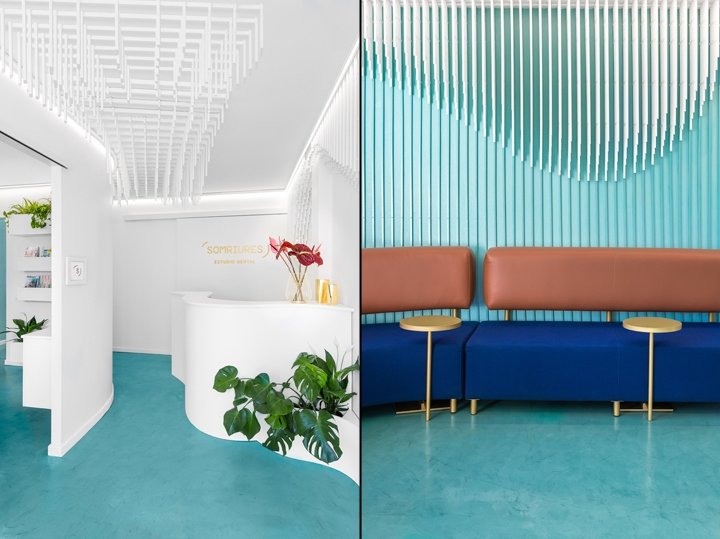 Somriures 牙科诊所，由 Masquespacio 设计，阿尔库迪亚 / 巴伦西亚 – 西班牙