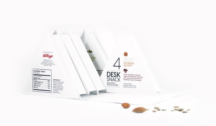 Catherine Sneha 设计的桌面零食包装