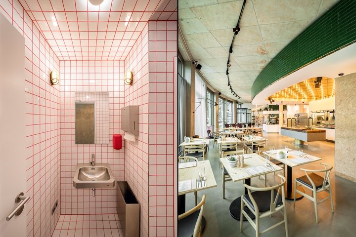 德国汉堡 Mo.studio 设计的 Die Gute Botschaft 餐厅