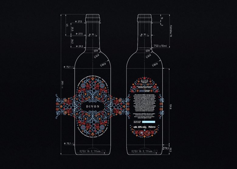 Divon 酒标由 Kriszta Szegedi 设计