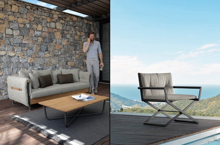 Domino，Marco Acerbis 推出的全新 Talenti Outdoor Living 系列
