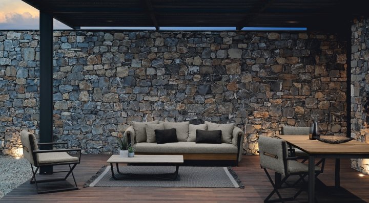 Domino，Marco Acerbis 推出的全新 Talenti Outdoor Living 系列