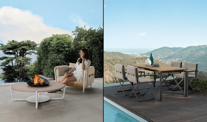 Domino，Marco Acerbis 推出的全新 Talenti Outdoor Living 系列
