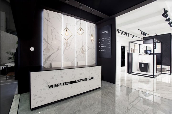 VXLAB 在 Cersaie 2017 上设计的东鹏展位