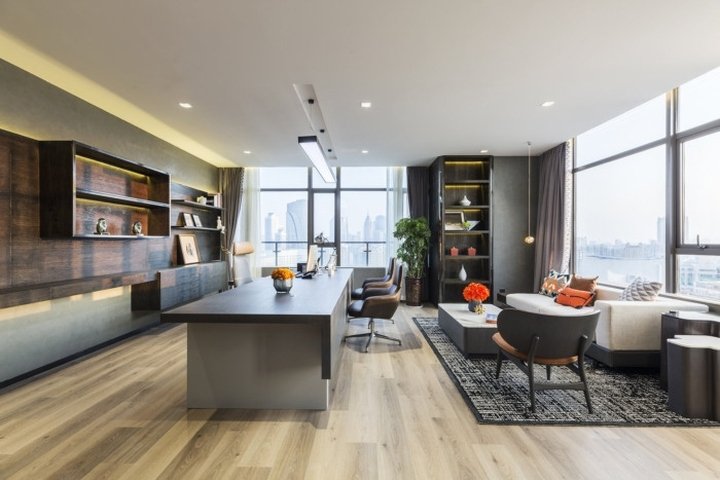 Dplus 全球办公室由深圳意象空间设计，广州 – 中国