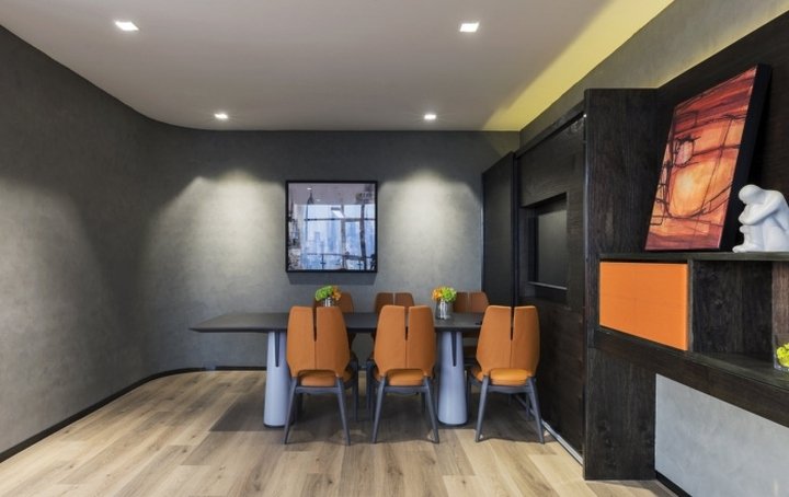 Dplus 全球办公室由深圳意象空间设计，广州 – 中国