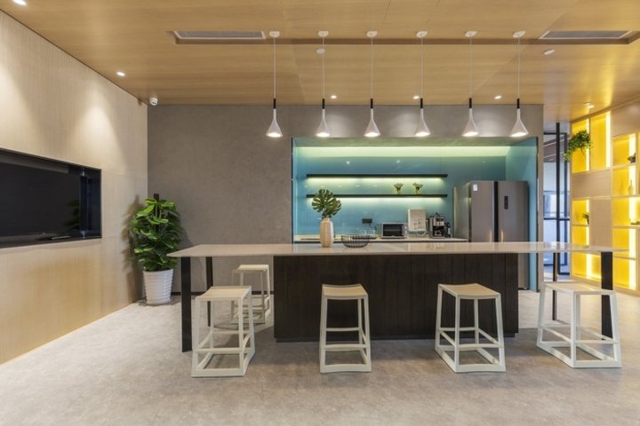 Dplus 全球办公室由深圳意象空间设计，广州 – 中国