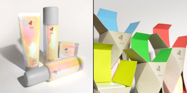 Duo 化妆品包装由 Katarzyna Wieteska 设计