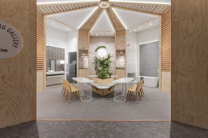 Durstone & Q 在西班牙巴伦西亚 VXLAB 举办的 Cevisama 2018 展会上展位