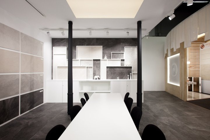 由 VXLAB 在 Cersaie 2017 上设计的 Durstone 展台