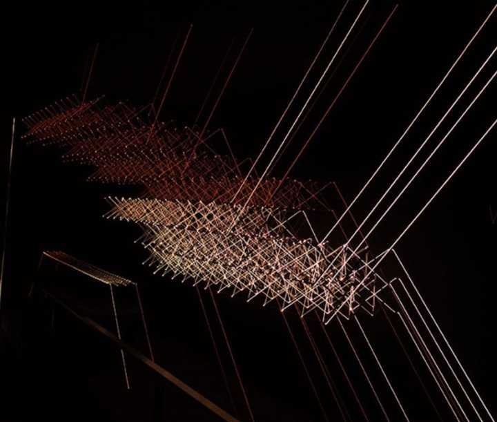 日本东京 Nao Tamura 不拘一格的编织灯装置