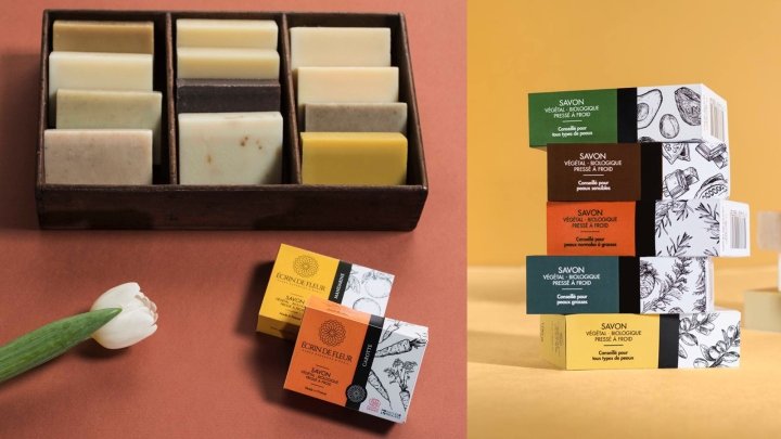 2S Global Design 设计的 Ecrin De Fleur 肥皂品牌