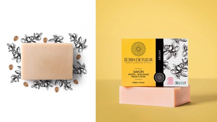 2S Global Design 设计的 Ecrin De Fleur 肥皂品牌