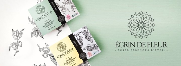 2S Global Design 设计的 Ecrin De Fleur 肥皂品牌