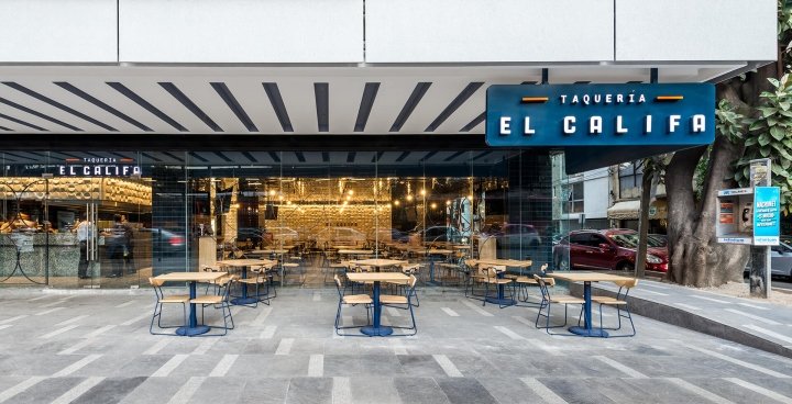 El Califa taqueria by Esrawe Studio，墨西哥城 – 墨西哥