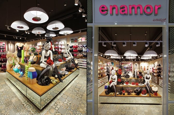 印度领先内衣品牌 Enamor by Studio.J 的视觉营销，班加罗尔 – 印度