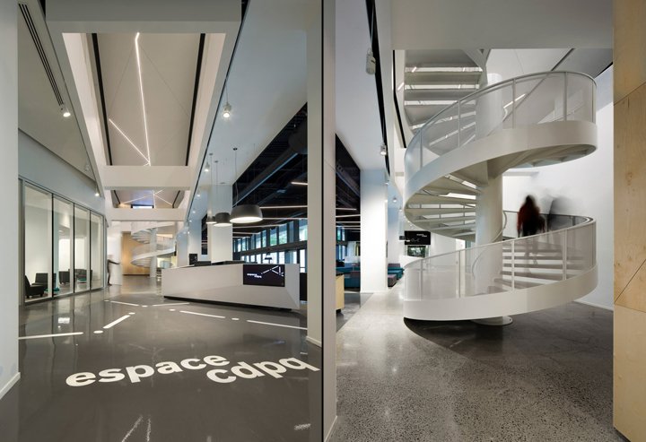 Lemay 设计的 Espace CDPQ 办公室，加拿大蒙特利尔
