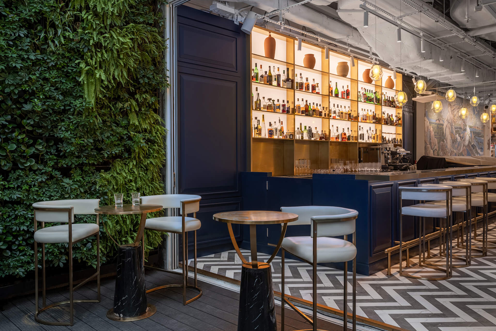 Sundukovy Sisters 设计的 Estiatorio Keia 餐厅 Sundukovy Sisters 设计的 Estiatorio Keia 餐厅