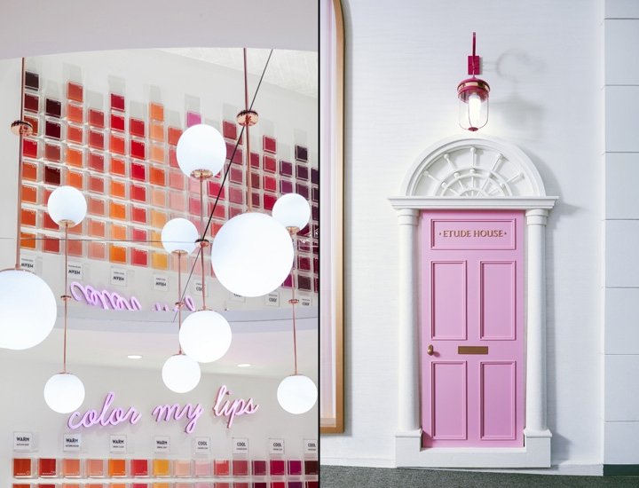 Dalziel & Pow 的 Etude House 旗舰店，韩国首尔