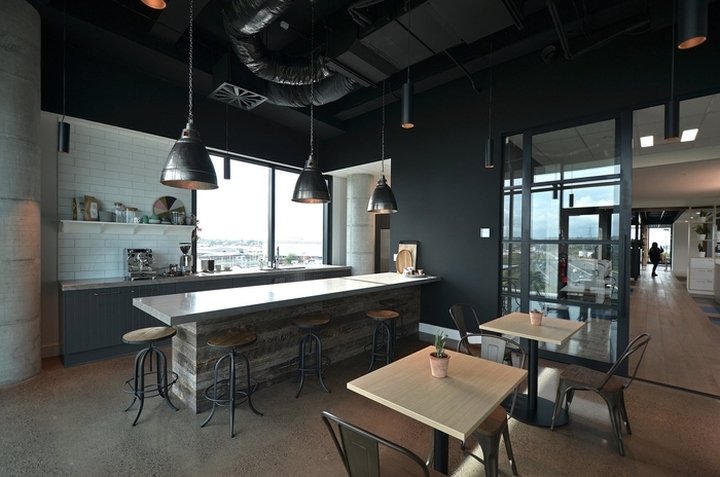 Euroclass 设计和建造办公室，由 Yellow 6 Design 设计，新西兰奥克兰