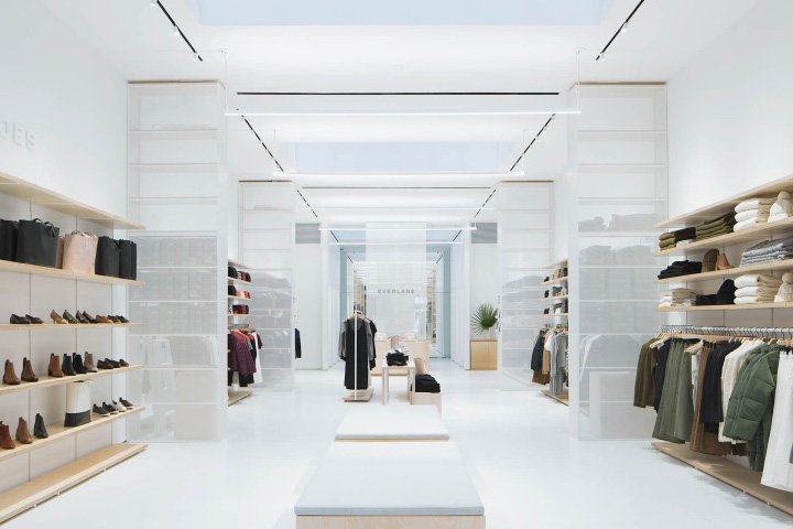 Everlane 商店由 Leong Leong 设计,纽约曼哈顿 Everlane 商店由 Leong Leong 设计,纽约曼哈顿