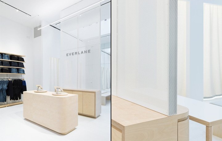 Everlane 商店由 Leong Leong 设计,纽约曼哈顿 Everlane 商店由 Leong Leong 设计,纽约曼哈顿