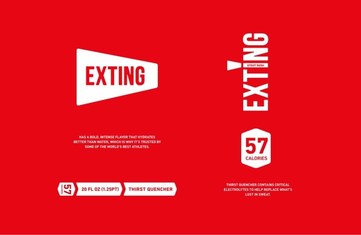 Reynolds 和 Reyner 设计的 Exting Drink 全新创意包装 Reynolds 和 Reyner 设计的 Exting Drink 全新创意包装