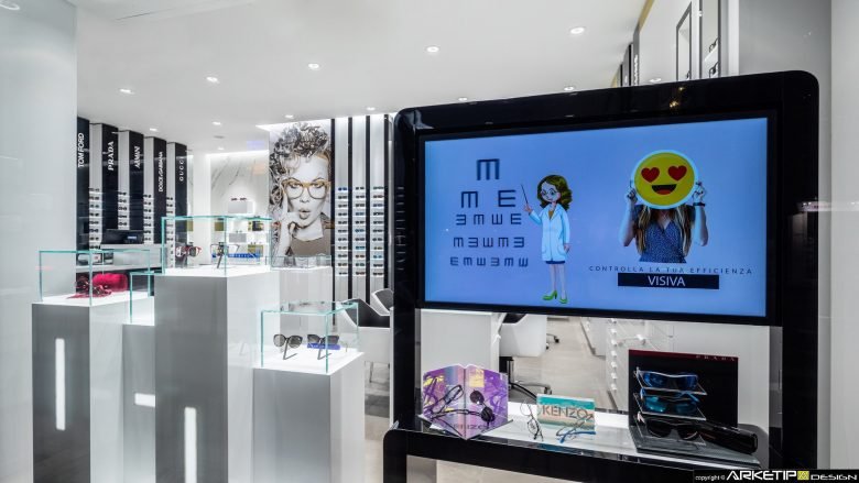 眼镜店设计 SCAGGIANTE 由 Arketipo Design 意大利设计