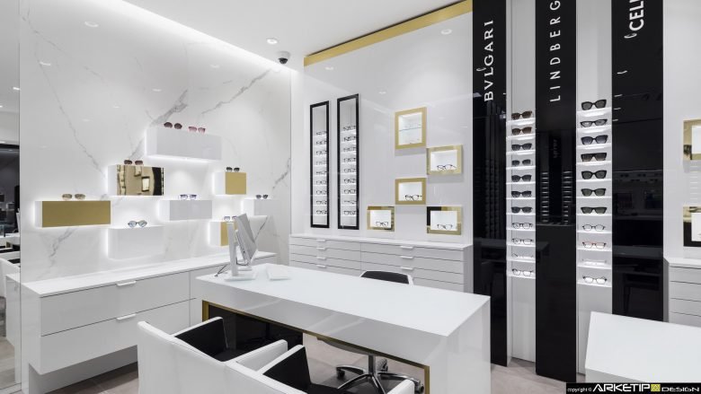 眼镜店设计 SCAGGIANTE 由 Arketipo Design 意大利设计